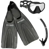 Salvimar Neo Anti Fog Noblis Tris Snorkeling Set Noir EU 46-47