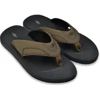 Brasileras Tongs Homme Antidérapantes confortables chaussures de plage/piscine/urbaines brun 43 EU -UBACO