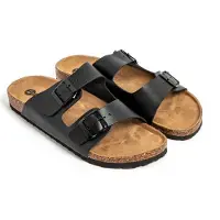 Espargatas Tongs hommes femmes antidérapantes confortables chaussures de plage/piscine/urbaines noir 38 EU -UEVOL