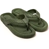 Brasileras Claquettes / Tongs 'Sandito' vert foncé
