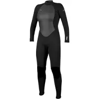 O'Neill Reactor-2 3/2 Mm Woman Long Sleeve Back Zip Neoprene Suit Noir 12T Femme