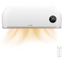 Cecotec Radiateur céramique pour salle de bain ReadyWarm 2000 Max Box, avec une puissance de 2000 W et un écran LED
