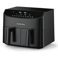 DS Produkte GOURMETmaxx Friteuse à air chaud double panier - 2x 3,5 l - noir