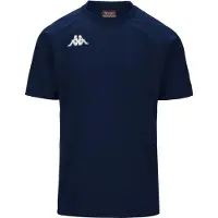 Kappa Telese Short Sleeve T-shirt Bleu S Homme