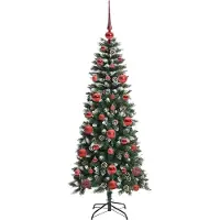 vidaXL Arbre de Noël artificiel vert 150 cm PVC, plastique et acier