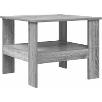 vidaXL Table basse blanche 57 x 55 x 45 cm Bois composite