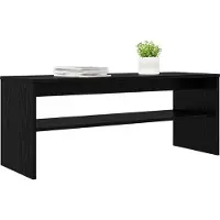 vidaXL Meubles TV, 100 x 35 x 40 cm, noir, imitation chêne, panneaux de particules