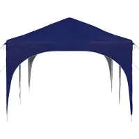 vidaXL Tente de réception pliable 575 x 288 x 245 cm, bleu, en tissu Oxford