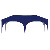 vidaXL Tente de réception pliable 575 x 288 x 245 cm, bleu, en tissu Oxford