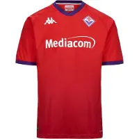Kappa Acf Fiorentina Kombat 24/25 Third Short Sleeve T-shirt Rouge XL Homme