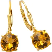 Jamelli Boucles d'oreilles jaune d'or / or