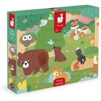 Janod Puzzle Tactile - La Forêt