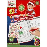 Elves Behavin' Badley A4 Elf Colouring Book 48 pages with Sticker Sheet (1 Autocollants)