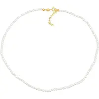 Elli Chaîne or / blanc perle
