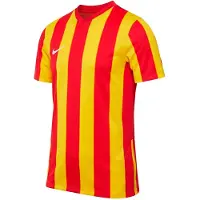Nike Dri-fit Sripe Dvsn V Short Sleeve T-shirt Jaune,Rouge 2XL Homme