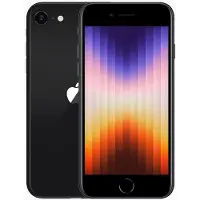 White Label Apple iPhone SE 2022 4.7" Double SIM iOS 15 5G 64 Go Noir Reconditionné