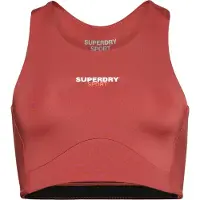 Superdry pour femme. WS311591A Soutien-gorge Core Active rouge (40), Sport, Multisport, Polister recyclé, Durable
