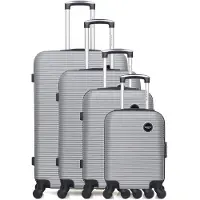 BlueStar - Set de 4 Valises LONDON-M 75 cm 4 Roues