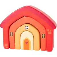 Small Foot Blocs de construction en bois Maison