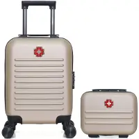 SWISS KOPPER - LOT DE 2 - Valises cabine XXS et vanity WIL