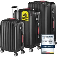 Monzana Hardcase Case Set Baseline - 3 Pieces M/L/XL - Black
