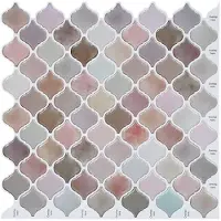 vidaXL Carreau Lanterne 10 Pcs Beige 27 X 27 Cm Polyuréthane Et Pet