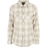 Urban Classics Chemisier camel / blanc