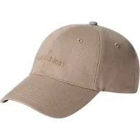 Calvin Klein Jeans Logo Embroidery Baseball Cap Beige