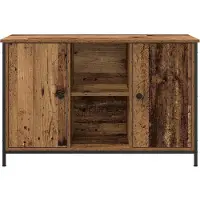 vidaXL Ensemble de meubles TV , 101 x 35 x 65 cm, en bois massif et panneaux de particules