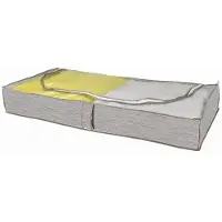 Domoletti Sac De Rangement 100X45X15Cm Beige Textile