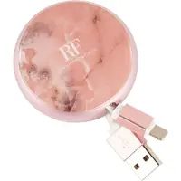 Richmond & Finch Enrouleur de Cble Type-C vers USB, Marbre Rose