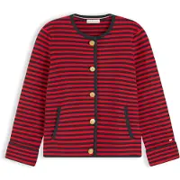 Tommy Hilfiger Cardigan bleu nuit / rouge