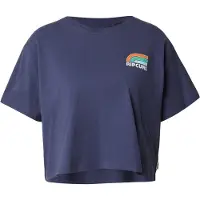 Rip Curl T-shirt 'SURF SIDE' bleu marine / orange / rose pastel / blanc