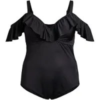 Swim By Zizzi Maillot de bain 'SALLICA' noir