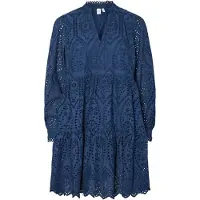 Y.A.S Holi Long Sleeve Short Dress Bleu S Femme
