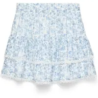 Vero Moda Jupe 'VMBliss' bleu clair / blanc