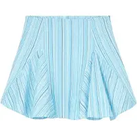 Balmohk 30000595 Stripes Short Skirt Bleu S Femme