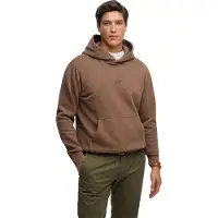 Superdry Homme Sweat à Capuche Micro Logo Coupe Décontractée Brown Taille: Xxl
