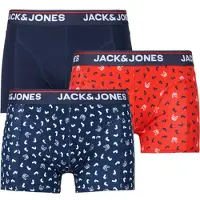 Jack & Jones Boxers JACDOG LOGO TRUNKS X3 hommes - Multicolore - EU M