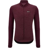 Santini Pure Long Sleeve Jersey Violet 2XL Homme