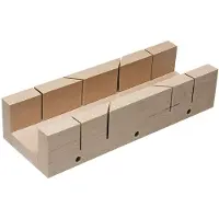 Topex Boîte à biseaux en bois 300 x 65 x 60 mm