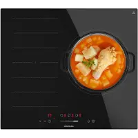 Cecotec Plaque de cuisson , une zone de cuisson et une zone flexible, 60 cm, Bolero Squad 3001 Flex. 6600W, 9 niveaux de puissance, faible consommation, minuterie