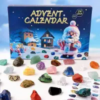 OEM Calendrier de l'Avent minéral pour enfants - 24 jours - Céramique - Calendrier de l'Avent de 24 jours - Pour le plus grand bonheur des enfants - Cadeau pour garçons et filles