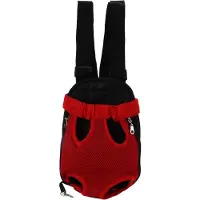 Gistuch Sac à dos respirable pour animaux de compagnie, porteur portatif de chat de devant, pour le cyclisme de randonnée