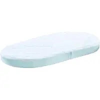 Famanu Matelas ovale pour lit de voyage pour enfant 46 x 82 cm