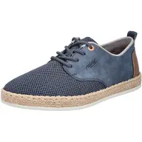 Rieker Chaussures de sport pour hommes , lacets, couleur bleue, style décontracté