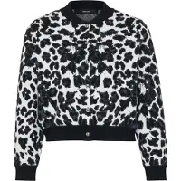 Vero moda Cardigan 'VMAPPLE' anthracite / noir / blanc