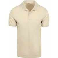 Gant Polo Piqué 2-Tone Écru Beige taille 3XL