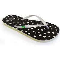 Brasileras Tongs Femme Antidérapantes confortables chaussures de plage/piscine/urbaines noir 34/35 EU -UBCLAPRW19