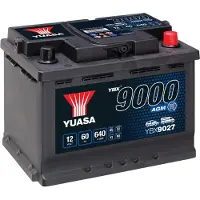 Yuasa YBX9027 AGM 12V 60Ah batterie de voiture